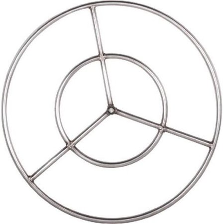 DAGAN Dagan FR-22S Fire Pit Burner Ring; Stainless Steel FR-22S